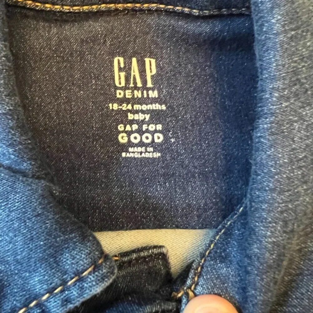 Gap toddler denim jacket 18-24 Months Stretch FALL